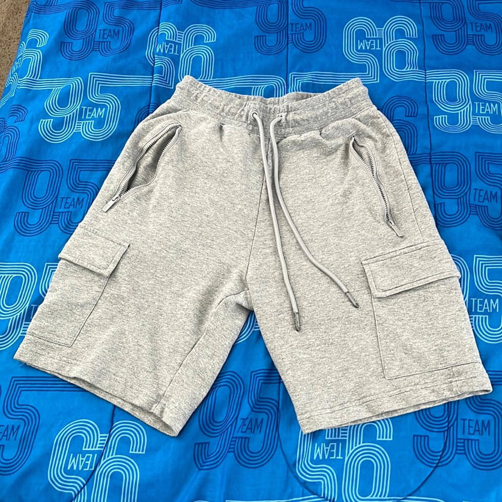Heather grey Cargo shorts